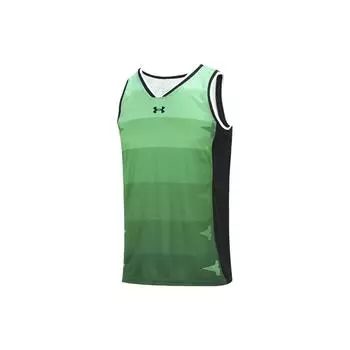 Under Armour Трикотажный баскетбольный тренировочный жилет мужской топ зеленый 21500106-305 L