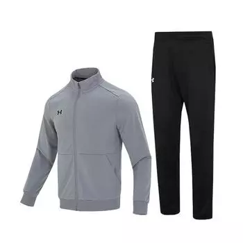 Under Armour Трикотажный топ и брюки с логотипом, повседневный спортивный комплект для мужчин 23600304-014+23600703-001 M