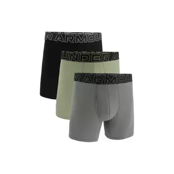 Under Armour Трусы-боксеры с надписью Stretch, 3 пары, мужское нижнее белье 1387425-709 S
