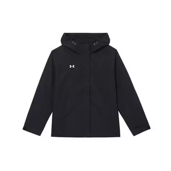 Under Armour Твердая уличная тренировочная фитнес-куртка с капюшоном, женская, черная 23600402-001 L