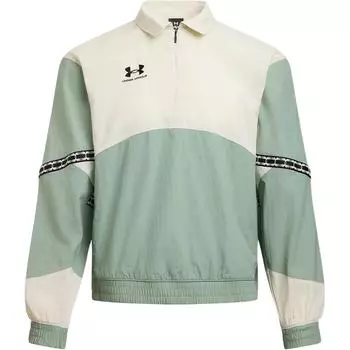 Under Armour UA Challenger Drill Color Block Comfortable Casual Long Sleeve Sweatshirt Men sweatshirt Lime-Green 1387923-348 S