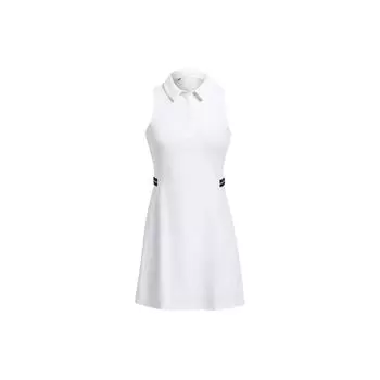 Under Armour Ua Empower однотонное платье-поло без рукавов женские платья белые 1382818-100 XL