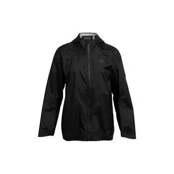 Under Armour UA Impasse Rain 2.0 Logo Print Casual Sports Hoodie Women Upperwear Black 1360417-001 S