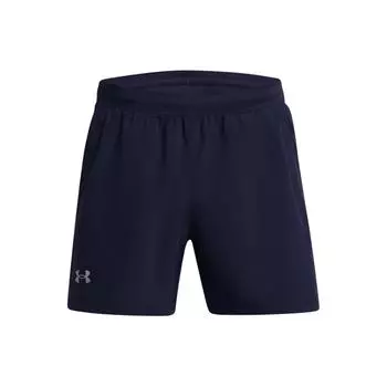 Under Armour UA Launch Logo Print Slim Fit Casual Shorts Мужские шорты Синие 1382617-410 XXL