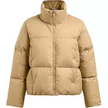 Under Armour UA Limitless Solid Color Stand Collar Comfortable Soft Jacket Down Coat Women jackets Camel-Brown 1384648-263 M