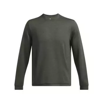 Under Armour UA Meridian Crew Neck Solid Color Casual Long Sleeve Sweatshirt Men sweatshirt Ocean-Green 1379667-390 M