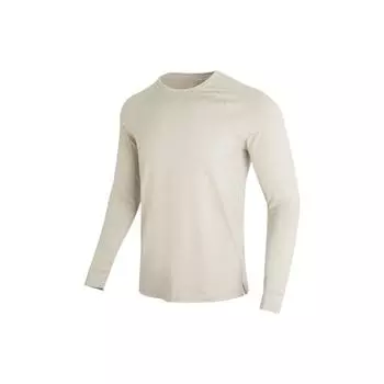 Under Armour Ua Meridian однотонная футболка с круглым вырезом и длинным рукавом для тренировок, мужские топы, коричневый цвет 1378989-236 XL