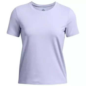 Under Armour Ua Meridian Solid Color Soft Breathable Comfortable Short Sleeve T-Shirt Women T-Shirts Light-Blue Purple 1379155-539 XS