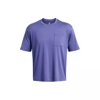 Under Armour UA Meridian Solid Pocket Pullover Crew Neck Short Sleeve T Shirt Men Tops Starlight-Purple 1382805-561 XXL