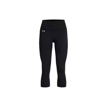 Under Armour UA Motion эластичные облегающие спортивные брюки средней посадки с семью точками женские брюки черные 1383609-001 S