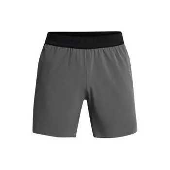 Under Armour UA Peak Logo Print Lace-Up Mid Rise Casual Shorts Men Shorts Dark-Serye 1376782-025 XL