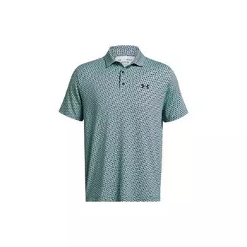 Under Armour UA Playoff Футболка-поло с коротким рукавом с принтом логотипа Повседневная Мужская Футболки-поло Темно-синий 1378677-561 XXL