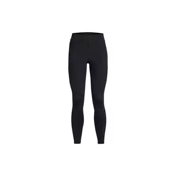 Under Armour UA Qualifier Cold Tights Solid Color Slim Fit Sports Long Брюки женские низы черные 1379342-001 S