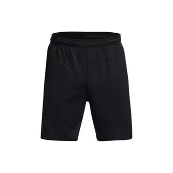 Under Armour UA Rival Solid Logo Прямые повседневные шорты мужские шорты черные 1383107-001 XL