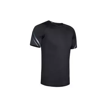 Under Armour UA Rush Crew Neck Training Compression Shirt Men tops Black 1345196-001 M