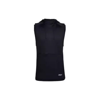 Under Armour UA SC31 Безрукавный жилет с капюшоном для мужчин, черный 1356995-001 S