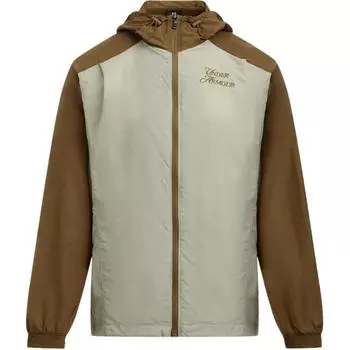 Under Armour UA Sports Woven Hooded Jacket Women Jacket Khaki-Gray 6005950-289 M