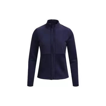 Under Armour UA Storm Daytona однотонная дышащая куртка с длинным рукавом женская куртка темно-синего цвета 1373635-410 XS