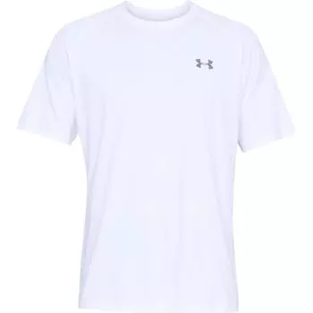Under Armour UA Tech Logo Pattern Спортивная повседневная футболка с круглым вырезом и коротким рукавом для мужчин, топы, белая 1358553-100 XL