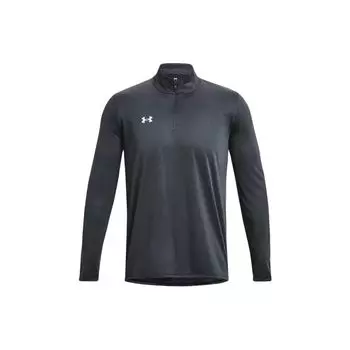 Under Armour UA Tech™ Team Zip Logo Loose Fit Long Sleeve Shirt Men tops Gray 1376844-008 L