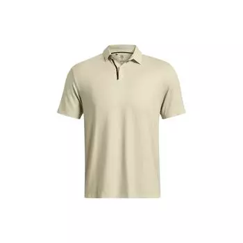 Under Armour UA Tour Tips Color Block Logo Повседневная рубашка поло с коротким рукавом Мужские рубашки поло Грязь 1385128-273 XXL