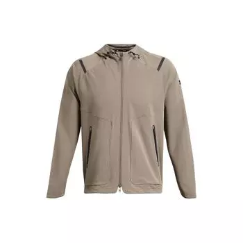 Under Armour UA Unstoppable Solid Водонепроницаемая куртка с капюшоном и длинным рукавом Мужская куртка цвета хаки 1370494-200 S