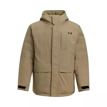Under Armour UA Urban Down Solid Color Training Sports Casual Simple Warm Down Jacket Men Jacket Camel-Brown 6001974-263 S