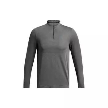 Under Armour UA Vanish Elite Logo Print Crew Neck Long Sleeve T-Shirt Men Tops Dark-Gray 1382798-025 XL