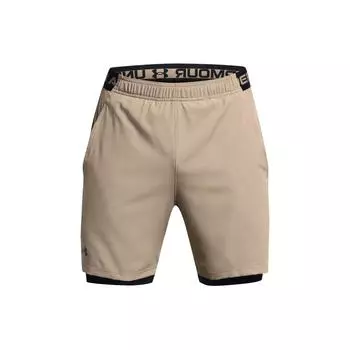 Under Armour UA Vanish Letter Logo Print средней посадки повседневные шорты мужские шорты хаки 1373764-203 L