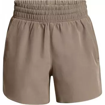 Under Armour UA Vanish Solid Color Logo Waterproof Breathable Comfortable Woven Casual Shorts Women shorts Gray Brown 1376933-200 XS