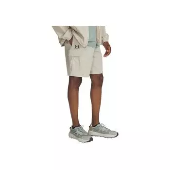 Under Armour Ua Vibe Эластичный пояс Удобные карманы Шорты карго Мужские шорты Хаки 1386560-289 XL