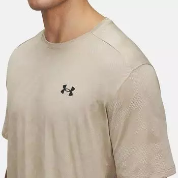 Under Armour Удобная Универсальная Футболка с Круглым Вырезом и Коротким Рукавом Мужские Топы Серый 1390047-299 M