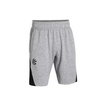 Under Armour Удобные баскетбольные шорты Curry Splash Color Block, мужские шорты серого цвета 1380328-011 S