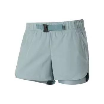 Under Armour Удобные дышащие спортивные шорты с логотипом, женские шорты светло-голубого цвета 1374537-781 L