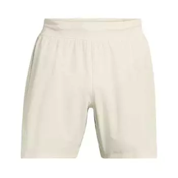 Under Armour Удобные дышащие спортивные тканые однотонные шорты на шнуровке со средней посадкой, повседневные шорты, мужские шорты, бежевые 1383268-110 XL