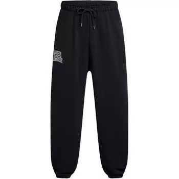 Under Armour Удобные повседневные брюки с буквенным узором, завязывающиеся на шнурок, средняя талия, манжеты, длинные брюки, спортивные штаны, трикотажные спортивные брюки 1386551-001 L