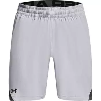 Under Armour Удобные повседневные тканые шорты с логотипом и цветными блоками, мужские шорты Downpour-Gray 1362289-014 XL