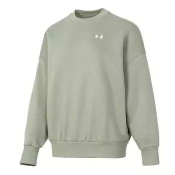 Under Armour Удобный свитер, тренировочный свитшот с длинным рукавом, женский свитшот, зеленый 1387235-504 S