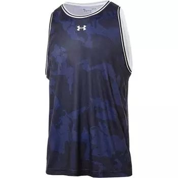 Under Armour Уличный свободный бег фитнес быстросохнущий дышащий жилет без рукавов унисекс топы темно-синие 24500110-409 S