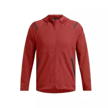 Under Armour Unstoppable Solid Color Breathable Zip Jacket Men Jackets Terracotta-Red 1370494-840 XL