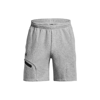 Under Armour Unstoppable Solid Fleece Training Shorts Men shorts Gray 1379809-011 XL