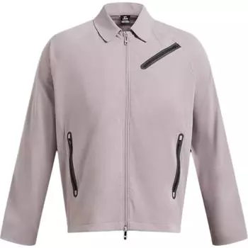 Under Armour Unstoppable Solid Stretch Woven Zip Jacket Men Jackets Fatigue-Gray 1383029-015 S