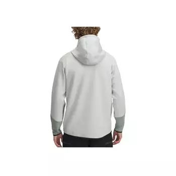 Under Armour Unstoppable Sports Leisure Knitted Long Sleeve Jacket Men Jacket White Green 1379806-377 XL