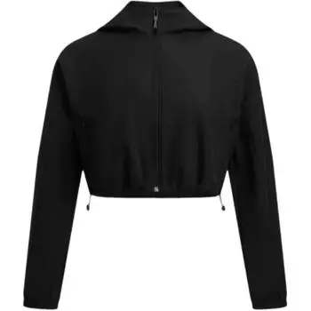 Under Armour Unstoppable SS25 Casual Comfortable Fashion Short Loose Jacket Women jackets Black 6003590-001 XS