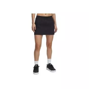 Under Armour Unstoppable Storm Fashionable Simple Stylish Solid Color Casual Skirt Women skirts Black 1389676-001 XS