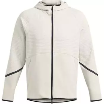 Under Armour Unstoppable Textured Training Warm Hooded Long Sleeve Jacket Men Jackets Summit-White 1386543-110 L