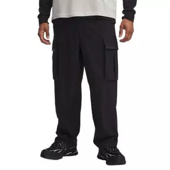 Under Armour Unstoppable Textured Woven Comfortable Versatile Simple Fashion Textured Woven Solid Color Cargo Pants Men pants 6003862-001 XL