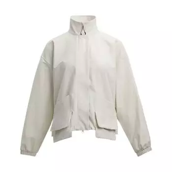 Under Armour Urban Adventure Series Solid Color Stand Collar Zip Outdoor Work Jacket Women Jacket Peak-White 1389309-110 M
