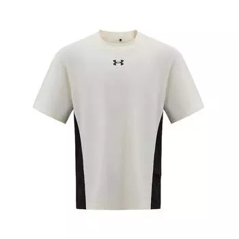 Under Armour Urban Camping Series Logo Quick-Dry Crew Neck T-Shirt Men Tops Off-White 15216130-0037 L