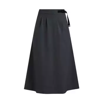 Under Armour Urban Outdoor Series Comfortable Fashionable Simple Versatile Solid Color Casual Long Skirt Women skirts Rhino-Gray 1389310-025 L
